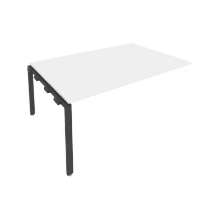 Проходной наборный элемент переговорного стола Метал Сйстем Б.ППРГ-5 Белый/Антрацит / Metal System_0