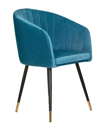 Стул обеденный ДОБРИН МАРЙ Морская волна велюр 1922-7 / DOBRIN MARY_1
