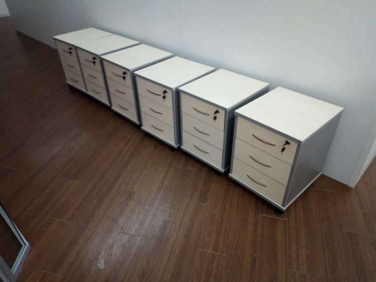 Тумба подкатная ИМАГО ТМ-3.А Клен Металлик / IMAGO_5