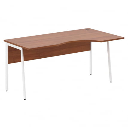 Стол эргономичный правый ИМАГО Плус СА-1П(Пр) Орех французский Белый / IMAGO Plus СА-1P(Пр)_0