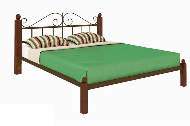 Кровать Диана Лукс 1600х2000 Коричневая / Lux_0