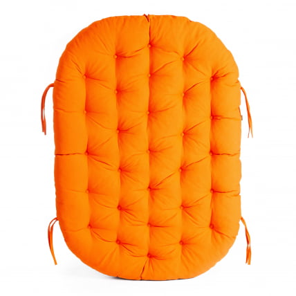 Диван МАМАСАН/МАМАСАН 23/02 В /с подушкой/ подушка 182х119 см, 169х102х80 см, Пекан (орех), ткань, оранжевый, С 23 / MAMASAN/МАМАСАН W Pecan_13