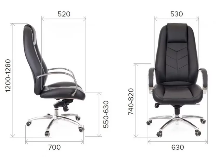 Кресло руководителя Дрифт Лукс М кожа Коричневый / Drift Lux M_3