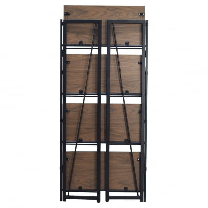 Стеллаж на металлокаркасе БРАБИКС ЛОФТ СХ-001 Мореный дуб / BRABIX LOFT SH-001_6