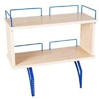 Полка задняя двухъярусная Полка_зз 1/750 (Полка_зз 7/750) Яблоня Синий / Polka_zz (Polka_zz_0