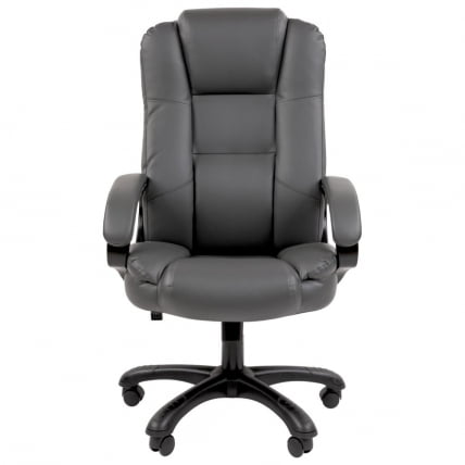 Кресло офисное CХАИРМАН 600 экокожа Серый / CHAIRMAN_2