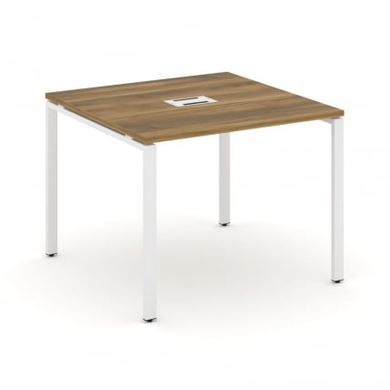 Стол переговорный (1 столешница) CОНCЕПТ CН.ПРГ-011 Сандал Янтарный Белый / CONCEPT CN.PRG-011_0