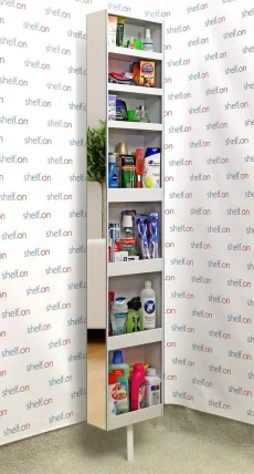 Поворотный зеркальный шкаф Зоом Арт Белый / Zoom Art_15