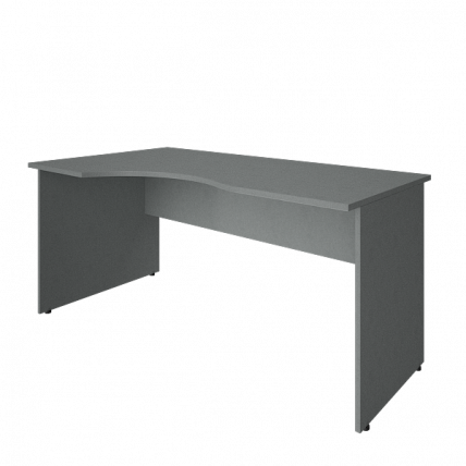 Стол криволинейный левый Рива А.СА-1 Л Серый / Riva_0