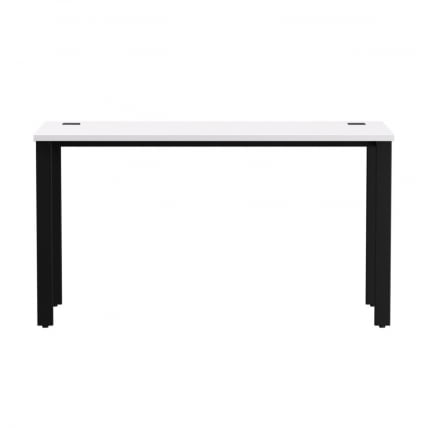 Стол прямой на металлокаркасе, опоры 90 гр Еверпроф ЕВО 254С007 Белый Черный / Everprof EVO 254S007_1