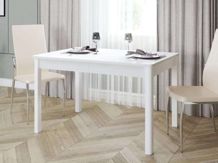 Стол обеденный Орфей 43 Белый шпон_3