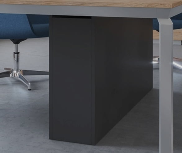 Тумба под кабель-канал Оливер ОЛ-30-02.ОС Оникс серый / Oliver OL-30-02.OS_1