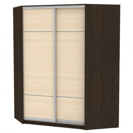 Шкаф-купе ЙА-198х1400-568-1(Венге-ДМ-Д4Д4) / YA-198х1400-568-1(Венге-ДМ-D4D4)_0