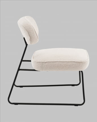 Кресло Кате нев ткань букле бежевый / Kate new_5