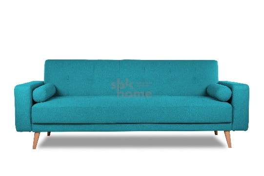Диван СЕЛВИК с подушками ножки дерево (2160*900*860) Бирюзовый, 00-00009810 / SELVIK_1