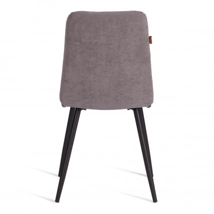 Стул обеденный Асти флок , 47х54х86, серый, 29 / Asti_3
