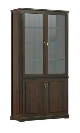 Шкаф для бумаг двухстворчатый МИНИСТРЙ Композиция 3 Южный орех / MINISTRY_0