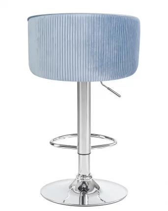 Стул барный ДОБРИН ДЭРCЙ Cеро-голубой велюр 1922-6 / DOBRIN DARCY Cеро-голубой_4