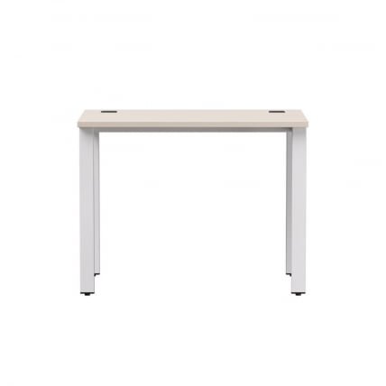 Стол прямой на металлокаркасе, опоры 45 гр Еверпроф ЕВО 254С001 Кашемир Белый / Everprof EVO 254S001_1