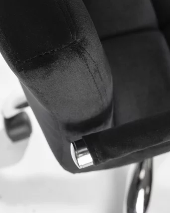 Офисное кресло для персонала ДОБРИН ТЕРРЙ Черный велюр МДЖ9-101 / DOBRIN TERRY MJ9-101_8