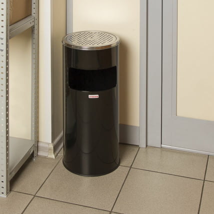 Урна с пепельницей ЛАИМА ПРОФЕССИОНАЛ 27 литров Черный / LAIMA PROFESSIONAL_7