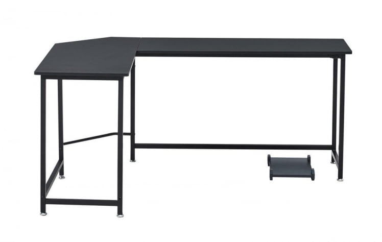 Угловой письменный стол КИВИ Черный БК / KIWI BK_8
