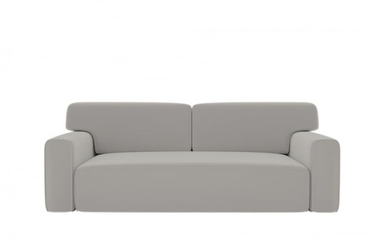 Диван прямой Сандвик (Берхоусе) Цвет фасада: Левис 08 велюр; Тип: Прямой; Материал фасада: Металл/Велюр / (Berhouse)_0