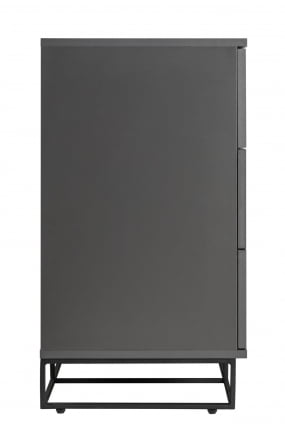 Комод 3 ящика CИТЙ 400955801х Графит / CITY 400955801h_6