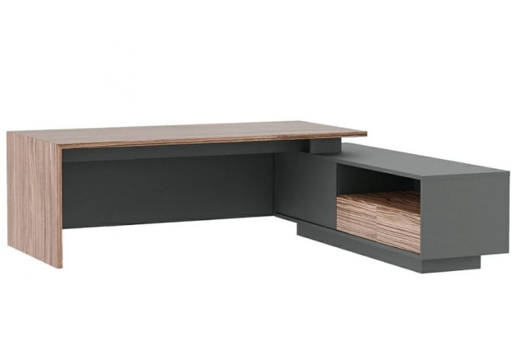 Стол письменный на опорной креденции ДЭЛИ ДЛИ37210332 Орех Антрацит / DALI DLI37210332_0