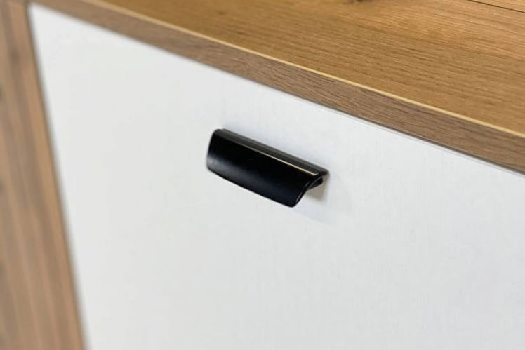 Тумба Моди МГМ-03 дуб крафт золотой/белое дерево / MGM-03_5