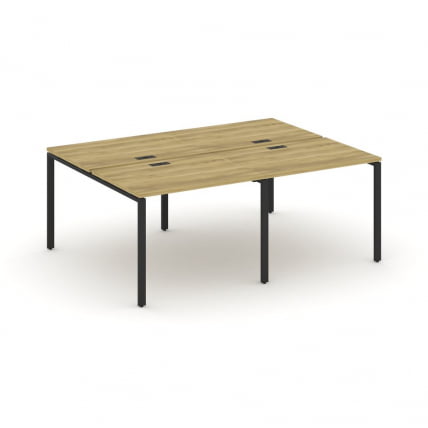 Рабочая станция двухсторонняя на 4 места CОНCЕПТ CН.ДРС-005 Дуб Винченцо Черный / CONCEPT CN.DRS-005_0