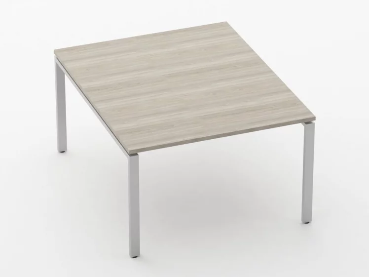 Стол для переговоров Дека П-обр.каркас 71.145.12 Дуб Сантана светлый / Deka_0