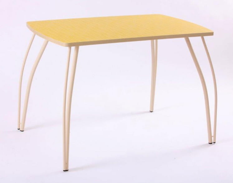 Стол обеденный ТМ 40 бежевый пластик_0