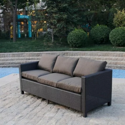 Плетеный диван С65А-В53 Бровн / S65A-W53 Brown_2