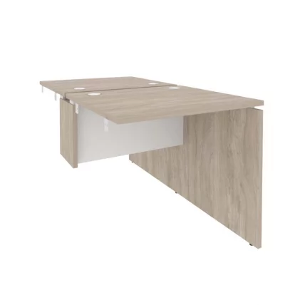 Стол-приставка двойной к опорным элементам ОНИКС О.Д.СПР-0.7 Дуб Аттик/Белый / ONIX O.D.SPR-0.7_0