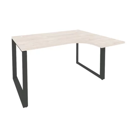 Стол эргономичный правый на О-образном м/к ОНИКС О.МО-СА-3Р Денвер Светлый/Антрацит / ONIX O.MO-SA-3R_0