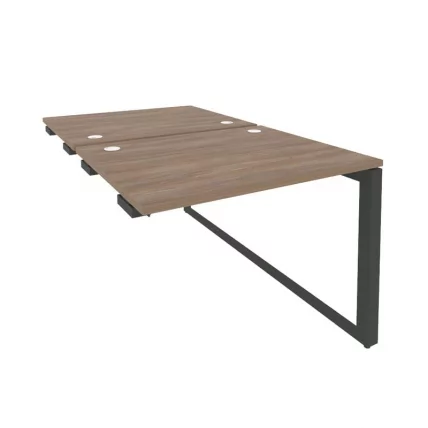 Стол-приставка двойной на О-образном м/к к опорым элем. ОНИКС О.МО-Д.СПР-1.8 Дуб Аризона/Антрацит / ONIX O.MO-D.SPR-1.8_0