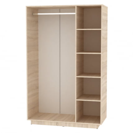 Шкаф распашный Аврора(Х24)1872х1201х540(ЯШС) / Аврора(H24)1872х1201х540(ЯШС)_1