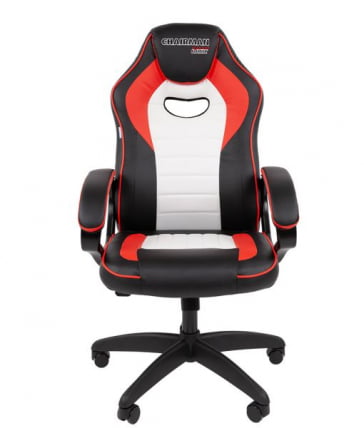 Кресло геймерское CХАИРМАН ДРАЙВ (ГАМЕ) 16 черный/красный/белый / CHAIRMAN (GAME)_2