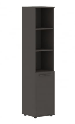 Шкаф-колонка с глухой малой дверью ЕДИС ЕХCС 42.5 Мокко Мокко Мокко / EDIS EHCS_0