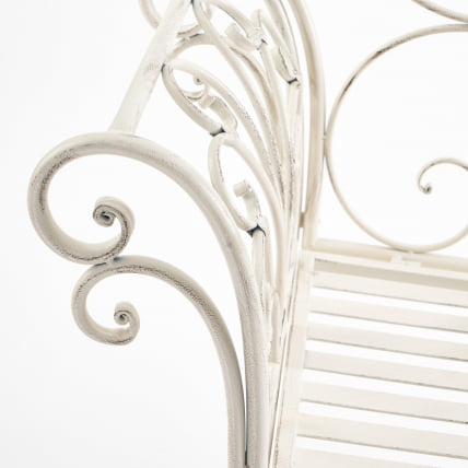 Скамья Сеcрет де Маисон БЕАУДЖОЛАИС (мод. ПЛ08-8574) металл, 136х46х96см, белый антик (антикуе вхите) / Secret de Maison BEAUJOLAIS (mod. PL08-8574) (antique white)_4