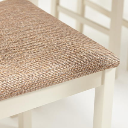 Обеденный комплект Хадсон (стол + 4 стула)/ Худсон Дининг Сет иворй вхите (слоновая кость) / Hudson Dining Set ivory white_2