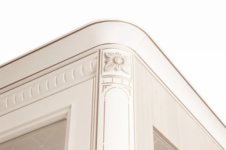 Шкаф-пенал с колоннами (левый/правый) Венеция 32.19 Сосна Астрид Ваниль_7