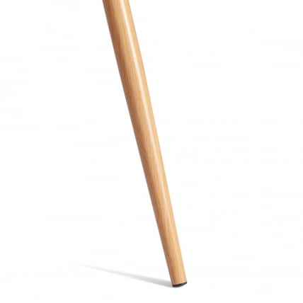 Стол СОПХИА (мод. 5003) металл/стекло (8мм), 110 х 80 х 75 см, бук/прозрачный / SOPHIA (mod._4