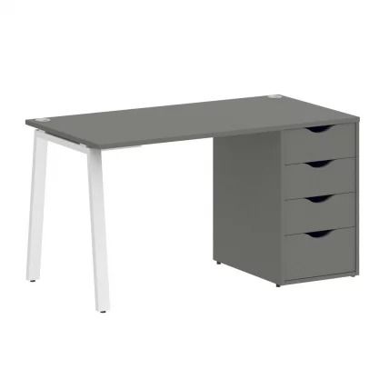 Стол письменный ХОМЕ ОФФИCЕ ВР.СП-3-138.4.А Металлик/Белый металл / HOME OFFICE VR.SP-3-138.4.A_0