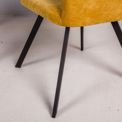 Кресло Оскар Арки микровелюр Желтый / Oscar Arki_4