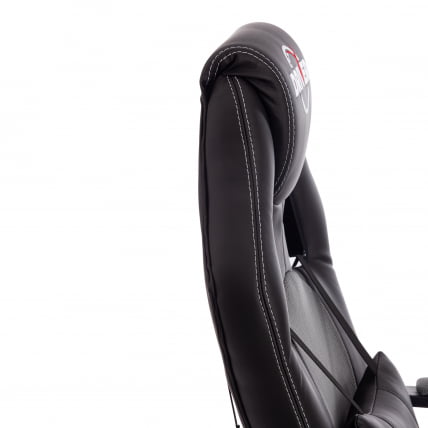 Кресло ДРИВЕР (22) кож/зам/ткань, черный/серый, 36-6/ТВ-12 / DRIVER 36-6/TW-12_10