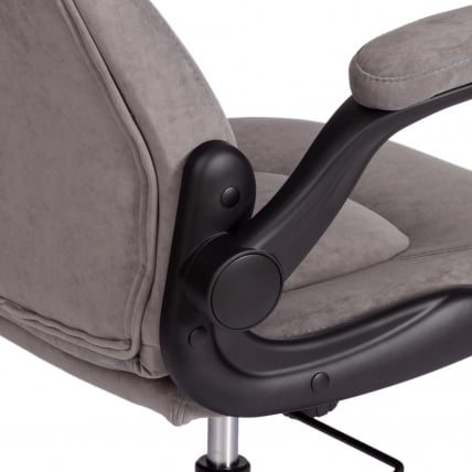 Кресло БАЗУКА флок , серый, 29 / BAZUKA_14