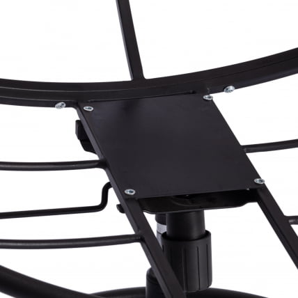 Кресло CЛОУДЕ ХОМЕ рогожка/металл, 97х98х90-96см, коричневый, 3М7-147 / CLOUDE HOME_11