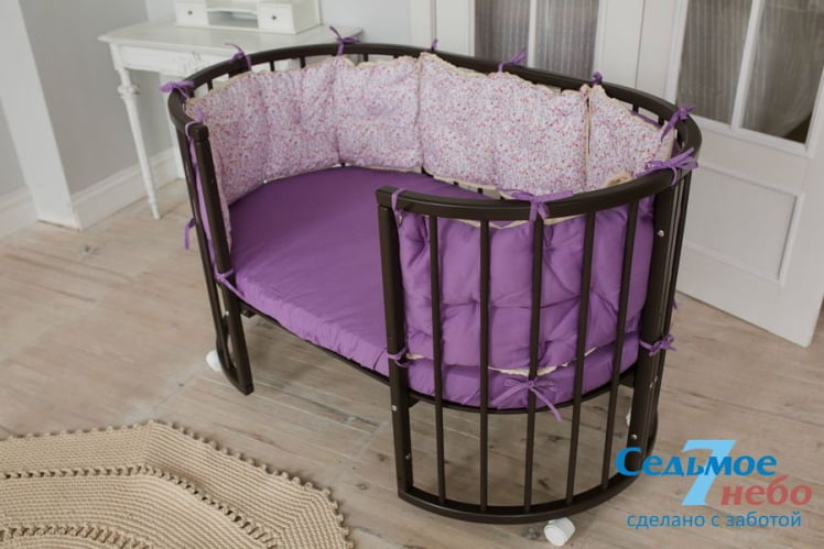 Кровать-трансформер 6-в-1 Меррй Хаппй 01 Венге / Merry Happy_3